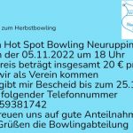Herbstbowling 2022