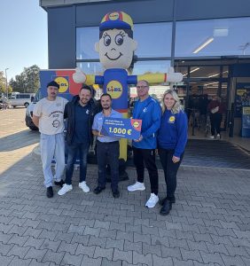 Spende der Lidl Filiale Fehrbellin